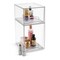 Sorbus Acrylic Storage Containers with Pull-Out Drawers - 2 Pack, 4.4” and 7.6” Stackable Storage Bins Set